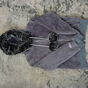 Cirque Du Soleil Crystal Faux Fur Jacket